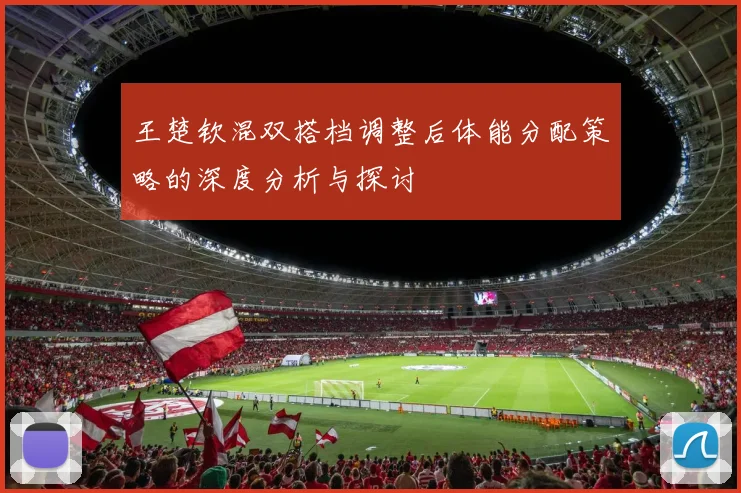 王楚钦混双搭档调整后体能分配策略的深度分析与探讨