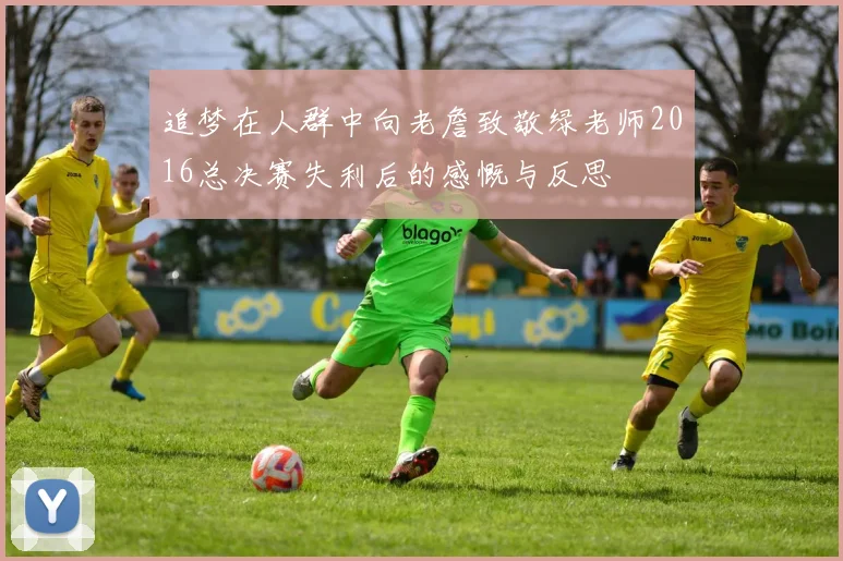 追梦在人群中向老詹致敬绿老师2016总决赛失利后的感慨与反思